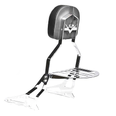 Sissy Bar Fixo - CROMADO - Suzuki - Boulevard M800R (2012-2016) na internet