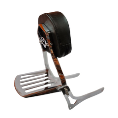 Sissy Bar Fixo - CROMADO - Royal Enfield - Super Meteor 650 - Arco Alto - loja online