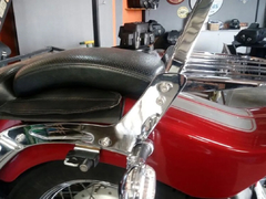 Sissy Bar Fixo - CROMADO - Yamaha - Drag Star 650 (1998-2008) - Ronco V2