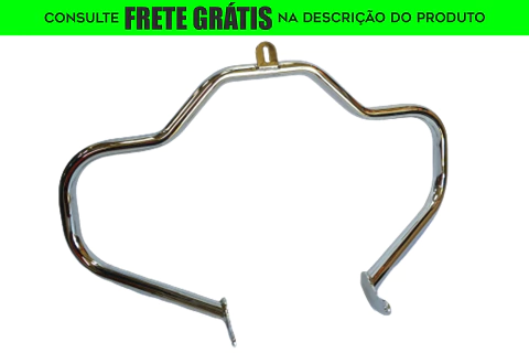 Mata cachorro/Protetor de Motor - Moustache - CROMADO - Harley Davidson - Breakout (2006-2017)