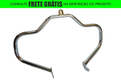 Mata cachorro/Protetor de Motor - Moustache - CROMADO - Harley Davidson - Deluxe (2006-2017)