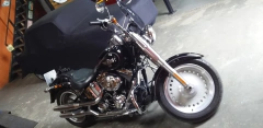 Mata cachorro/Protetor de Motor - Moustache - PRETO - Harley Davidson - Deluxe (2006-2017) na internet