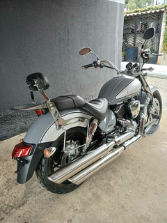 Imagem do Sissy Bar Fixo - CROMADO - Shineray - Denver 250 - Arco Baixo