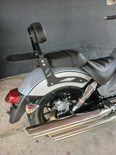 Imagem do Sissy Bar Fixo - PRETO - Shineray - Denver 250 - Arco Baixo