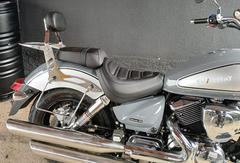 Sissy Bar Fixo - CROMADO - Shineray - Denver 250 - Arco Baixo - comprar online