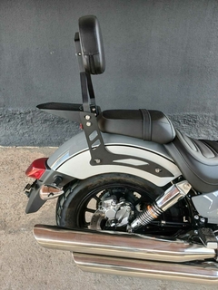 Sissy Bar Fixo - PRETO - Shineray - Denver 250 - Arco Alto - Ronco V2