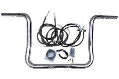 Kit Guidão Seca Sovaco - 14" Pol. Altura - Tubo 1.1/4" Pol. - CROMADO - Harley Davidson - Electra Glide (até 2007) - Sem ABS - comprar online