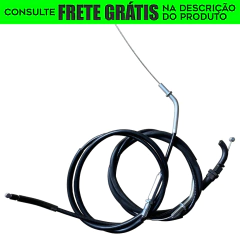 Cabos acelerador (A) e (B) - Guidão 15" Pol. - Seca Sovaco - Kawasaki - Vulcan 650