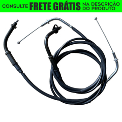 Cabos acelerador (A) e (B) - Guidão 14" Pol. - Seca Sovaco - Kawasaki - Vulcan 900