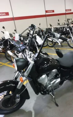 Kit Guidão Seca Sovaco - 12" Pol. Altura - Tubo 1" Pol. - PRETO - Honda - Shadow 750 (sem riser)