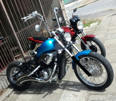 Guidão Seca Sovaco - 12" Pol. Altura - Tubo 1" Pol. - CROMADO - Outras marcas - loja online