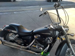 Kit Guidão Seca Sovaco - 14" Pol. Altura - Tubo 1.1/4" Pol. - CROMADO - Honda - Shadow 750 (sem riser) - loja online