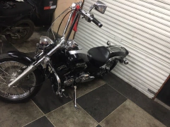 Kit Guidão Seca Sovaco - 16" Pol. Altura - Tubo 1.1/4" Pol. - CROMADO - Yamaha - Drag Star 650 - Ronco V2