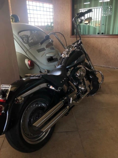 Guidão Seca Sovaco - 14" Pol. Altura - Tubo 1.1/4" Pol. - CROMADO - Harley Davidson - Fat Boy (Com Acelerador Eletrônico) na internet