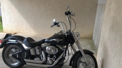 Guidão Seca Sovaco - 16" Pol. Altura - Tubo 1.1/4" Pol. - CROMADO - Harley Davidson - Fat Boy (Com Acelerador Eletrônico) - loja online