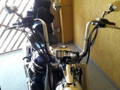 Guidão Seca Sovaco - 10" Pol. Altura - Tubo 1" Pol. - CROMADO - Yamaha - Midnight Star 950 - Ronco V2