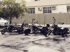 Kit Guidão Seca Sovaco - 12" Pol. Altura - Tubo 1.1/4" Pol. - PRETO - Harley Davidson - Deuce na internet