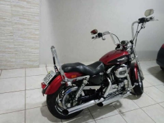 Kit Guidão Seca Sovaco - 16" Pol. Altura - Tubo 1.1/4" Pol. - CROMADO - Harley Davidson - Sportster 883/1200/48/Roadster (com ABS) - Ronco V2