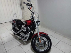 Imagem do Kit Guidão Seca Sovaco - 16" Pol. Altura - Tubo 1.1/4" Pol. - CROMADO - Harley Davidson - Sportster 883/1200/48/Roadster (com ABS)