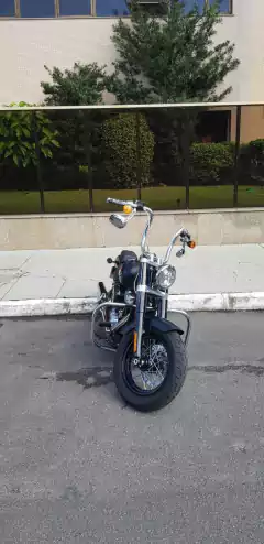 Imagem do Kit Guidão e Cabos CROMADOS - Seca Sovaco - 12" Pol. Altura - Tubo 1.1/4" Pol. - Harley Davidson - Slim (2018+)