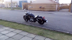 Kit Guidão Seca Sovaco - 14" Pol. Altura - Tubo 1.1/4" Pol. CURVE - CROMADO - Honda - Shadow 750 - comprar online