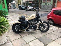 Kit Guidão Seca Sovaco - 14" Pol. Altura - Tubo 1.1/4" Pol. - PRETO - Harley Davidson - Sportster 883/1200 na internet