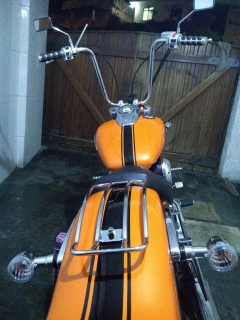 Kit Guidão Seca Sovaco - 12" Pol. Altura - Tubo 1" Pol. - CROMADO - Yamaha - Drag Star 650 - comprar online