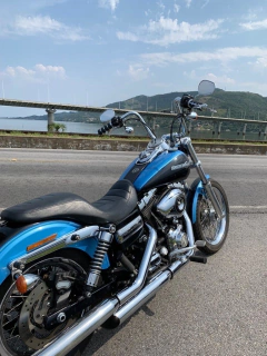 Guidão Seca Sovaco - 12" Pol. Altura - Tubo 1.1/4" Pol. - CROMADO - Harley Davidson - (Com Acelerador Eletrônico) - loja online