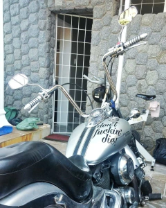 Kit Guidão Seca Sovaco - 18" Pol. Altura - Tubo 1.1/4" Pol. - CROMADO - Yamaha - Drag Star 650 - comprar online