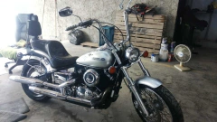 Kit Guidão Seca Sovaco - 12" Pol. Altura - Tubo 1.1/4" Pol. - CROMADO - Yamaha - Drag Star 650 - Ronco V2