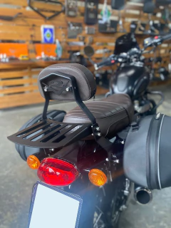 Sissy Bar Destacável - PRETO - Triumph - Bonneville T120 (2017-2023) - loja online