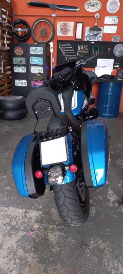 Imagem do Sissy Bar Destacável - PRETO - Harley Davidson - Low Rider ST Fast Johnnie