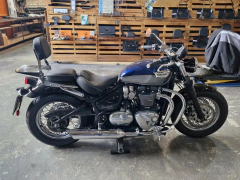 Imagem do Sissy Bar Fixo - PRETO - Triumph - Bonneville Speedmaster 1200 (2024+)