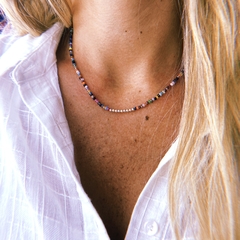 Collarcito multicolor - plata 925 (cod 40)