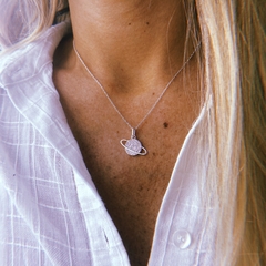 Cadena saturno - plata 925 (cod 40)