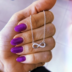 Cadena infinito cubic - Plata 925 (cod 41)