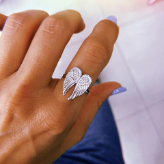 Anillo alas - Plata 925 (cod 60)