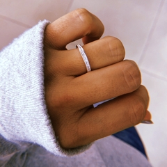 Anillo medio sinfin II - Plata 925 (cod 30)