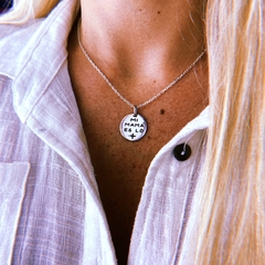 Cadena ' mi mama es lo más - plata 925 (cod 55)