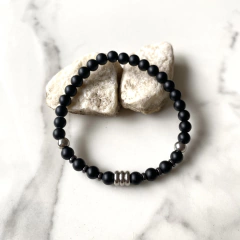 Pulsera Cagliari - onix opaco (cod 22)