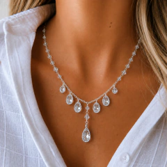 Collar Sissi - Cristal & Plata 925 (cod 145)