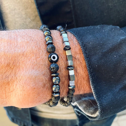 Duo volcanico - acero quirurgico (cod 28)