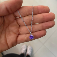 Cadena grifa violeta - acero quirúrgico (cod 20)