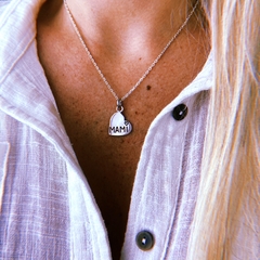 Cadena corazon mami - plata 925 (cod 52)