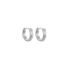 Argollitas Luli (1,3 cm) - plata 925 (cod 25)