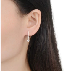 Argollas susanito colgante - plata 925 (cod 36) - comprar online