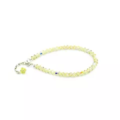 Pulsera sinbol 4 mm - dorados & marrones - Cristal & Plata 925 (Cod 51) - comprar online