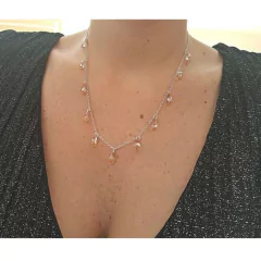 Collar Corona - cristal & plata 925 (cod 151) - comprar online