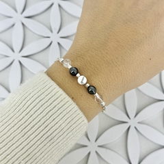 Pulsera buen descanso - El poder de la intención (piedra natural & plata 925) (cod 49) - comprar online