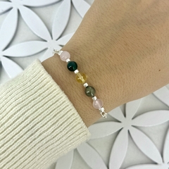 Pulsera buenas vibras - El poder de la intención (piedra natural & plata 925) (cod 49) - comprar online
